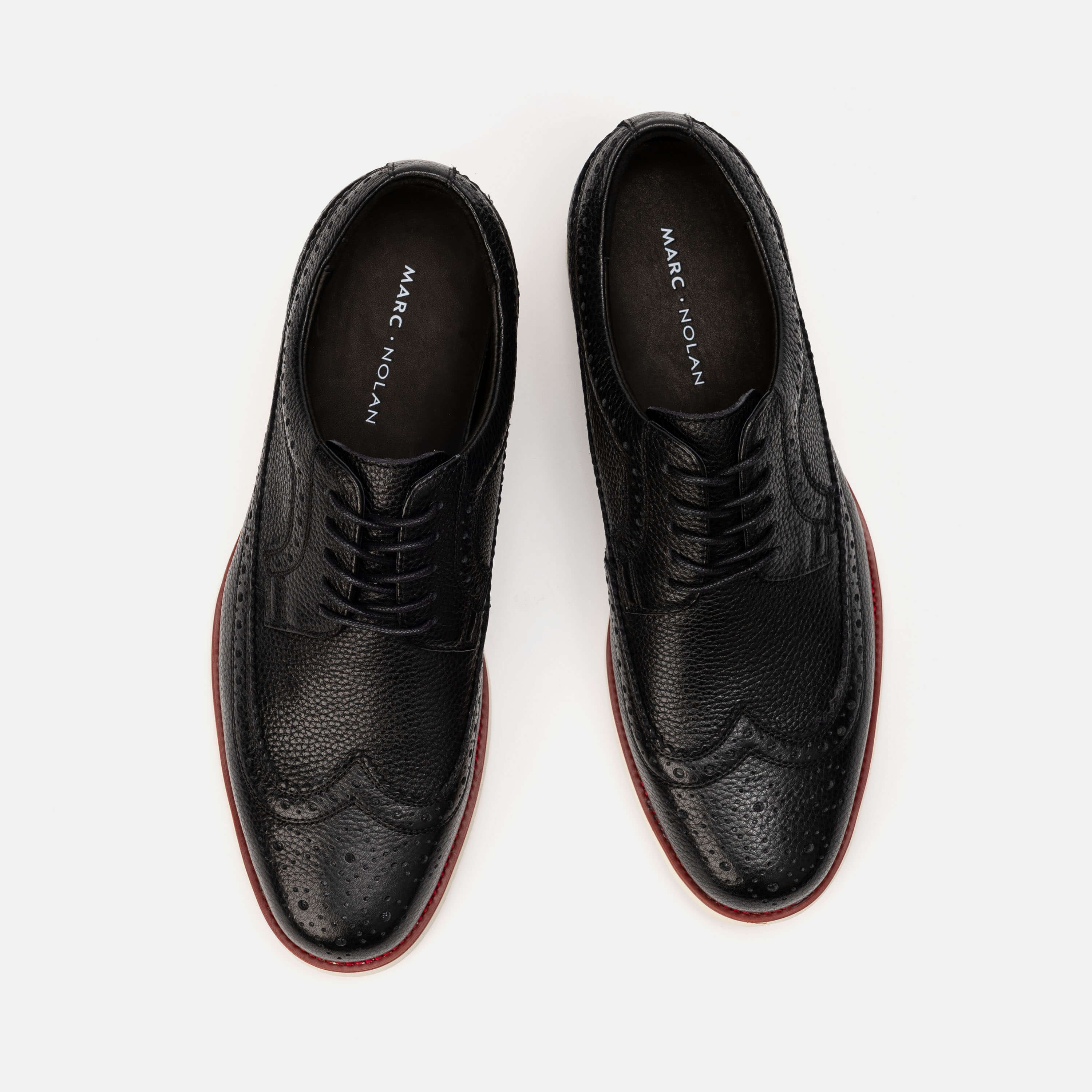 Alexander Black Pebble Leather Longwing Sneakers - Image 5