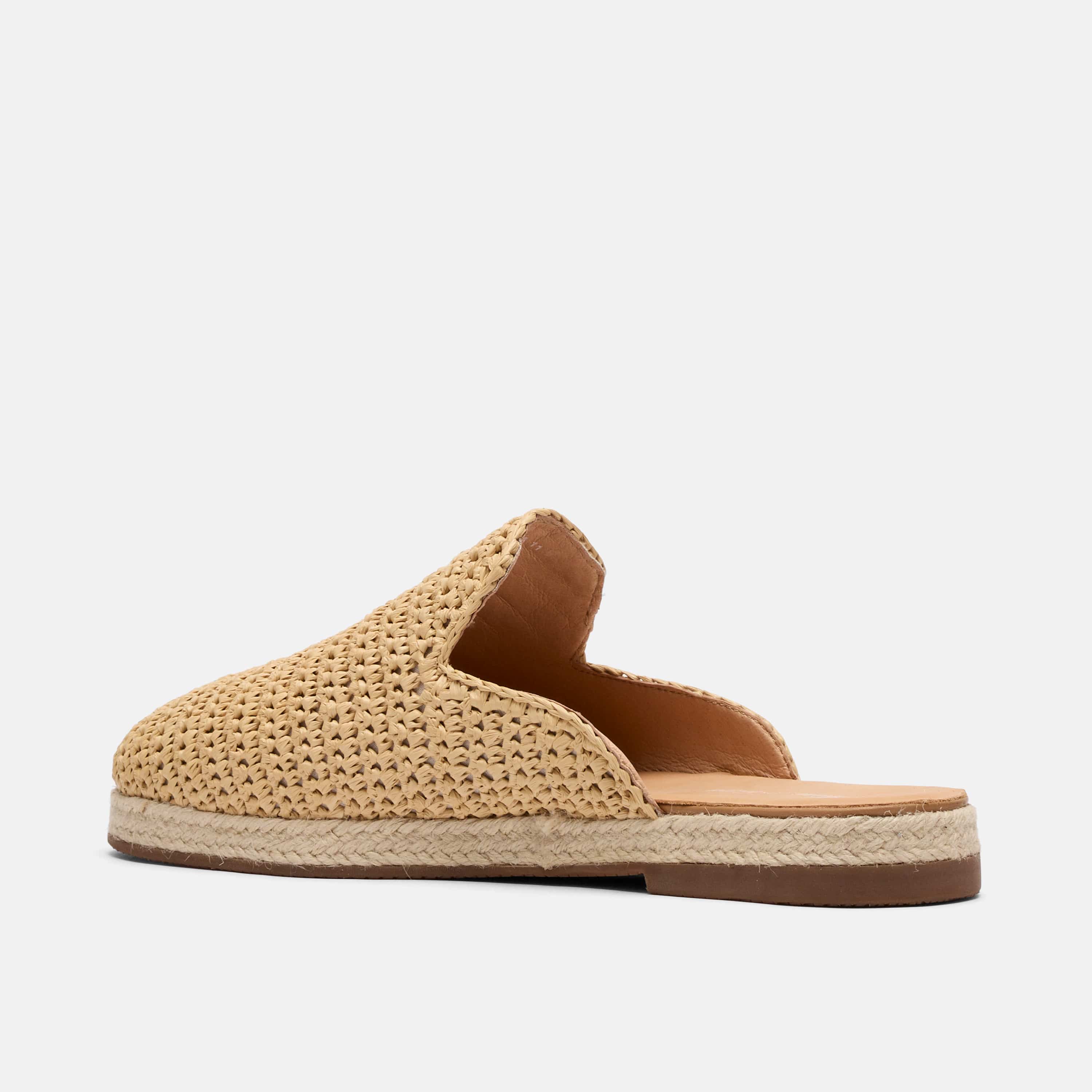 Bahia Tan Raffia Mule - Image 4