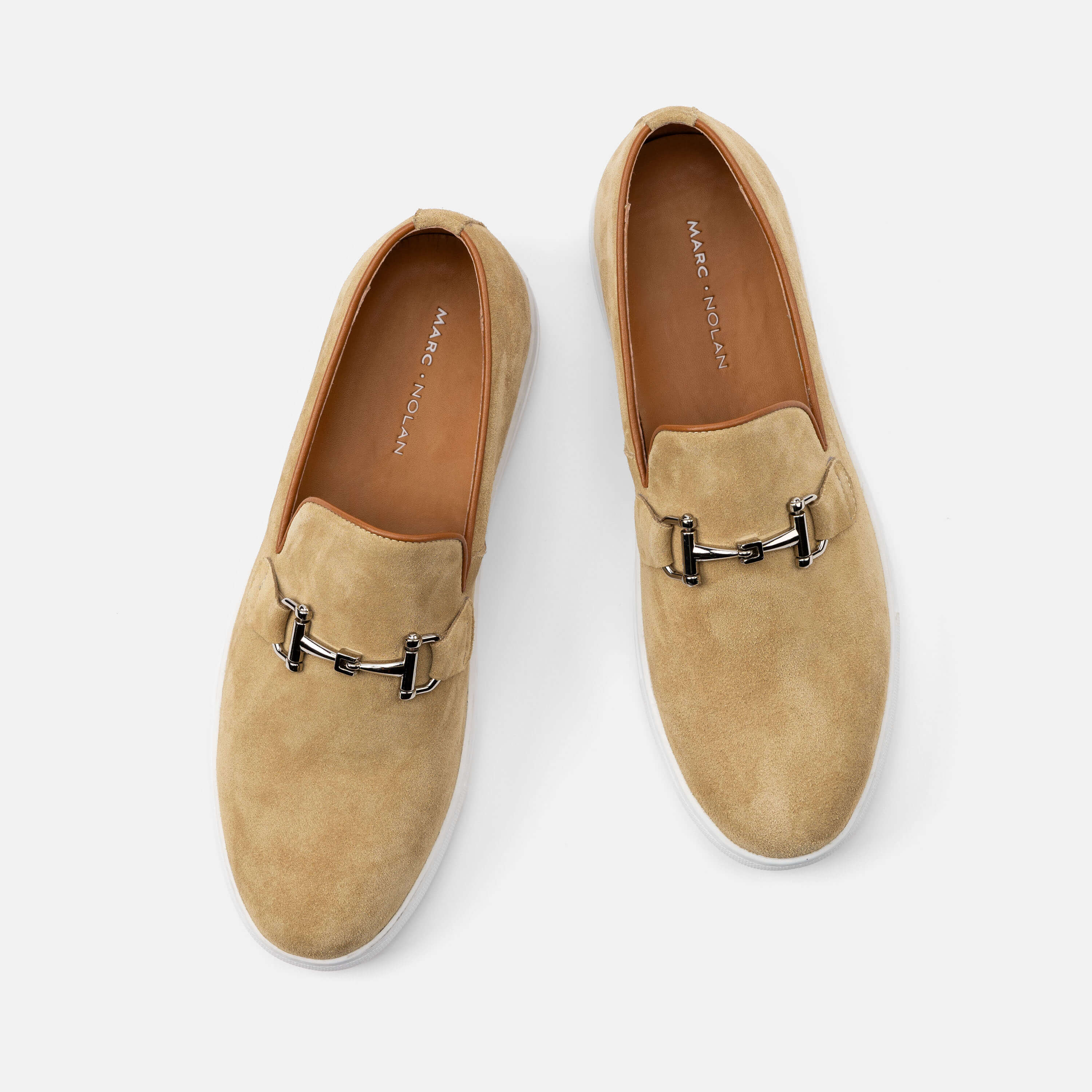 Boardwalk Sahara Suede Horse-Bit Sneakers - Image 4