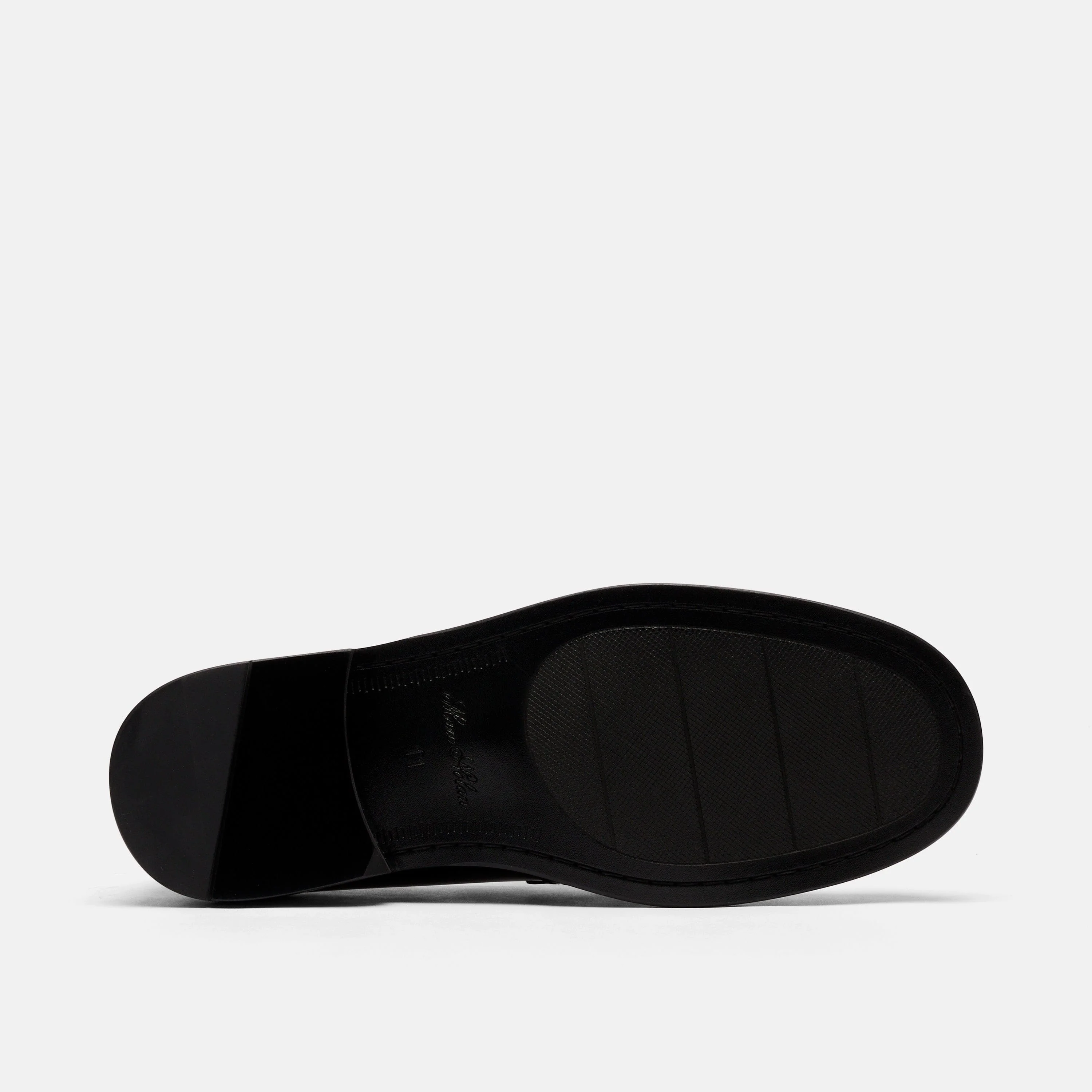 Calum Black Patent Leather Penny Loafers - Image 6