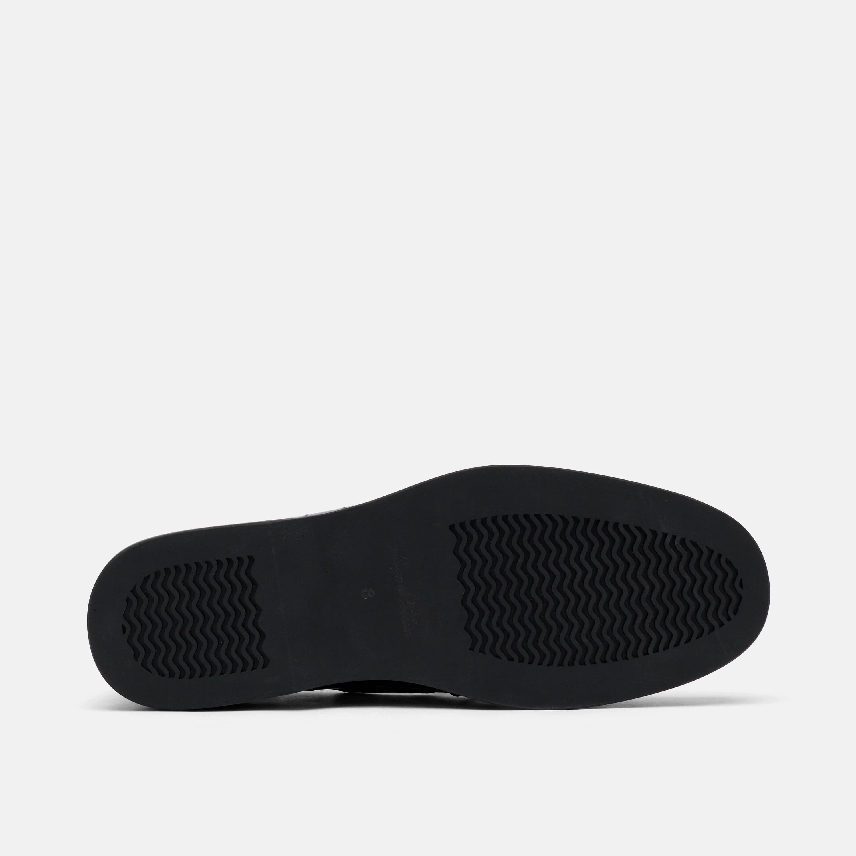 Capri Black Croc Leather Boat Shoes - Image 7