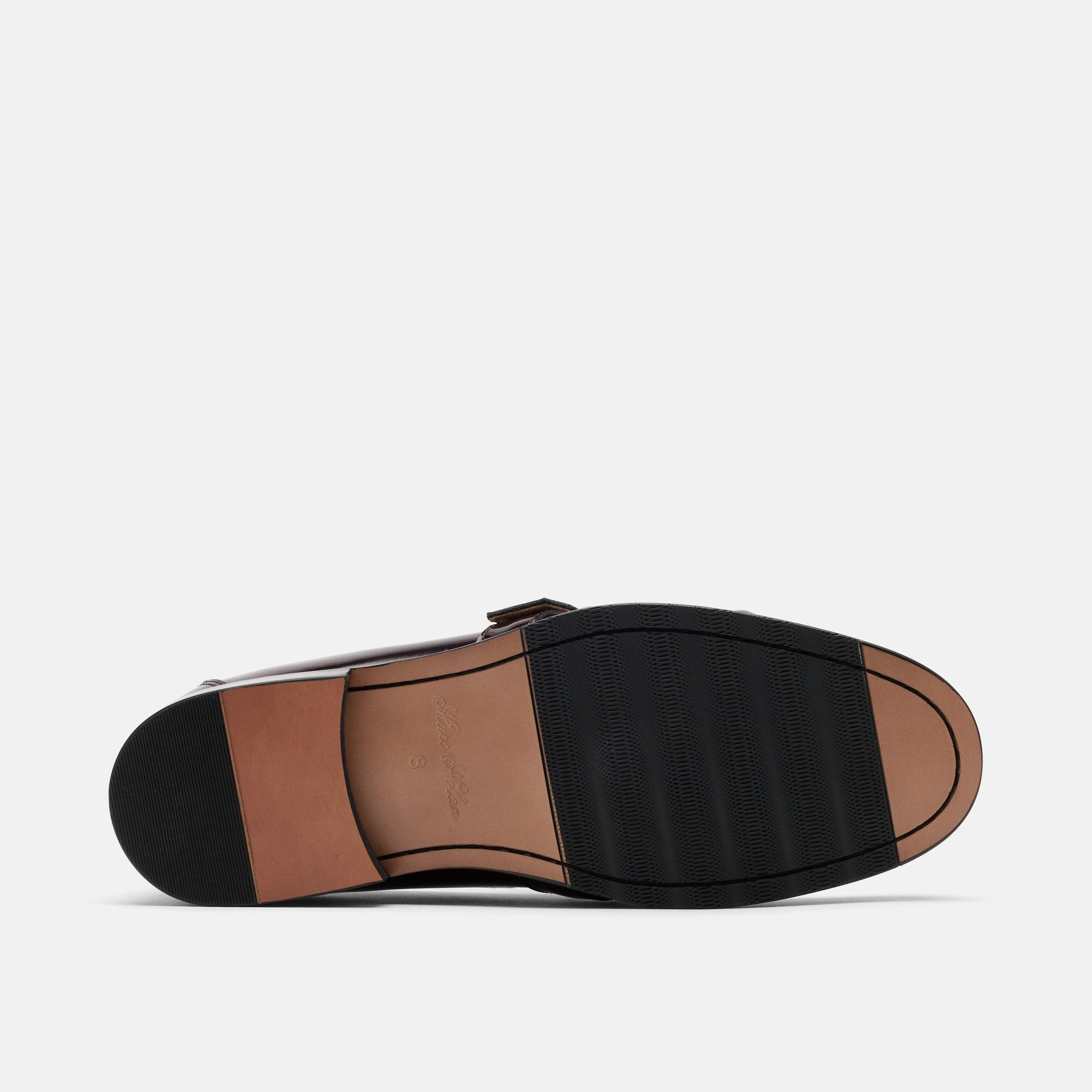 Cato Burgundy Patent Leather Buckle Loafers - Image 7
