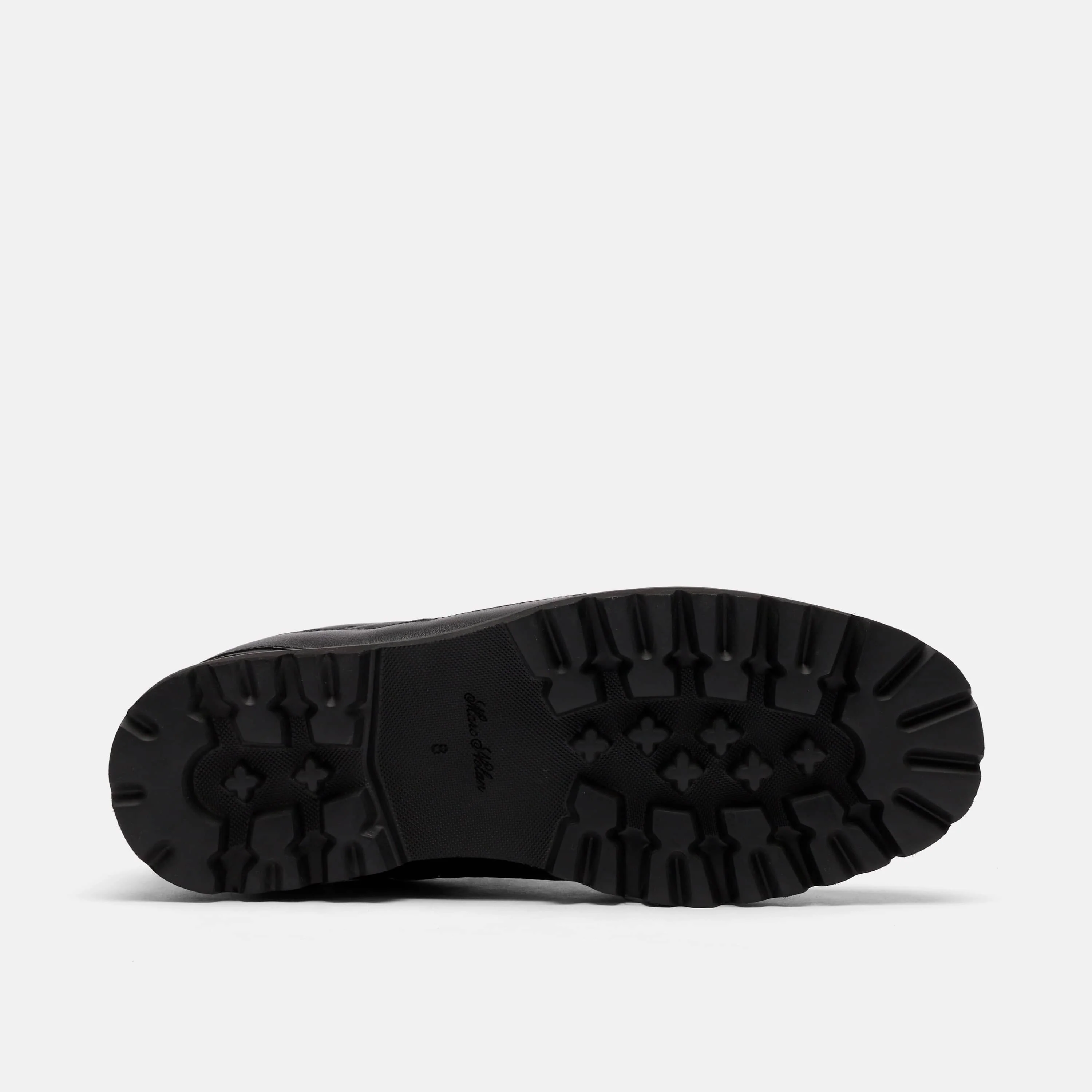 Johan Black Leather Lug Soccer Derbys - Image 6
