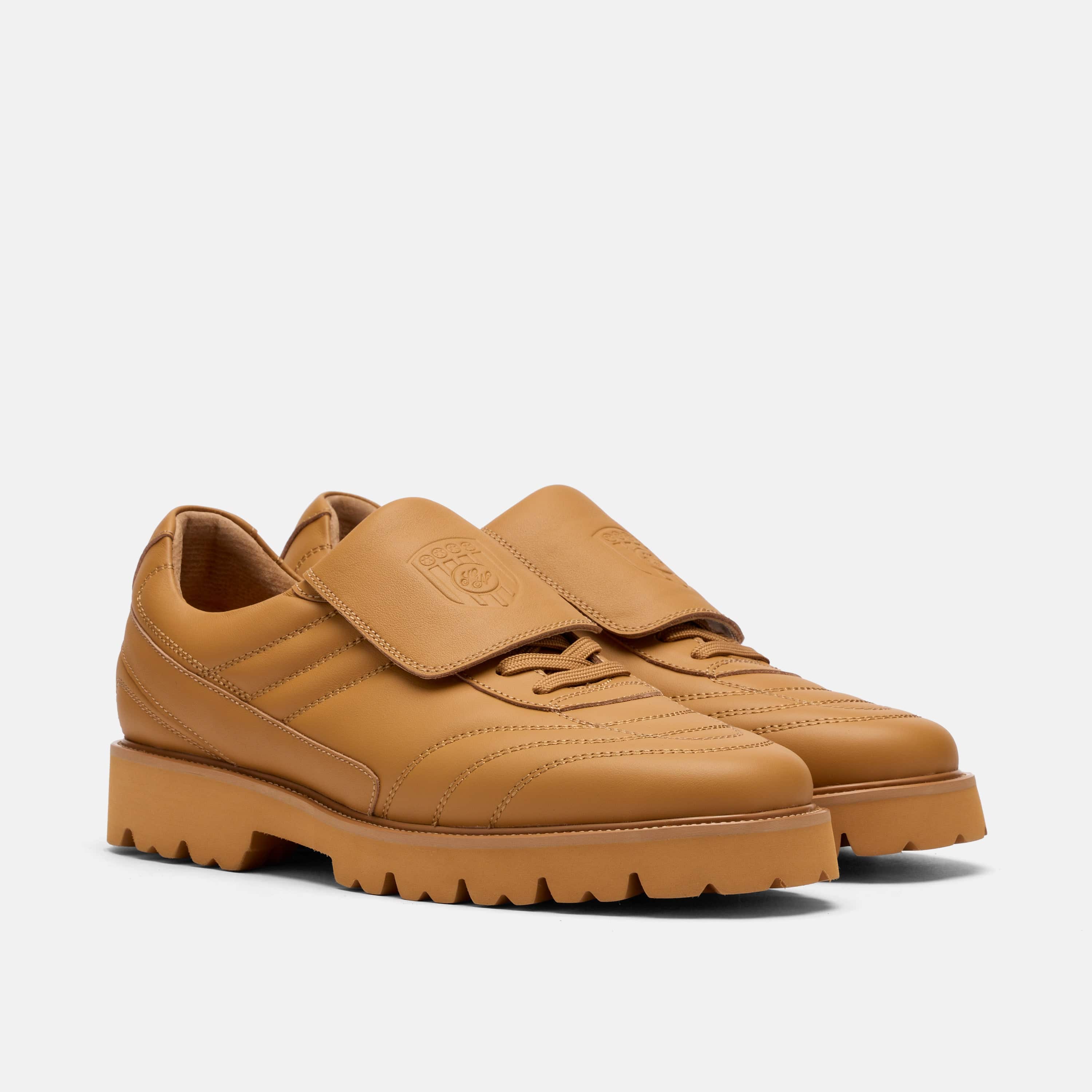 Johan Wheat Leather Lug Soccer Derbys - Image 2