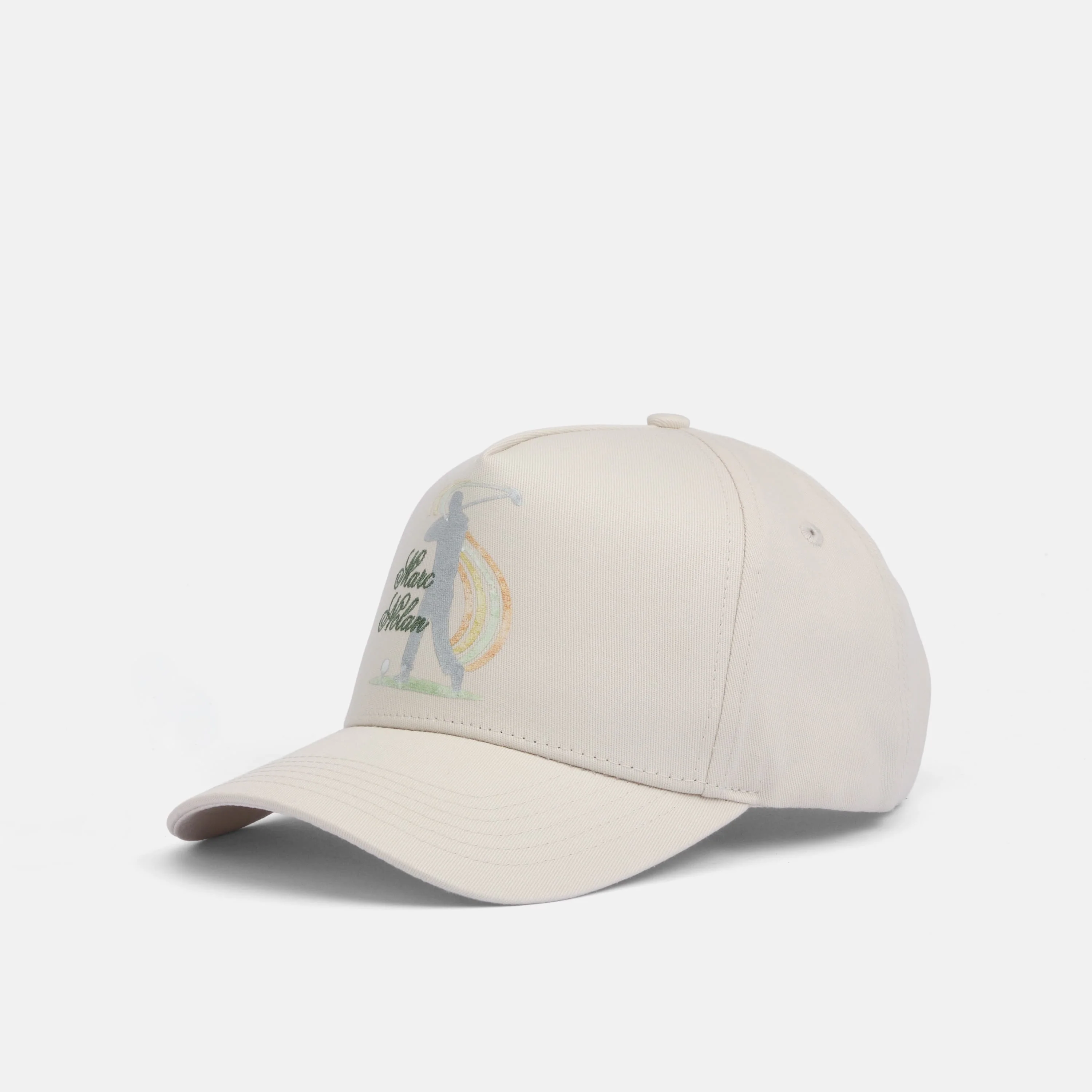 Marc Nolan Golf Logo Hat - Cream - Image 2