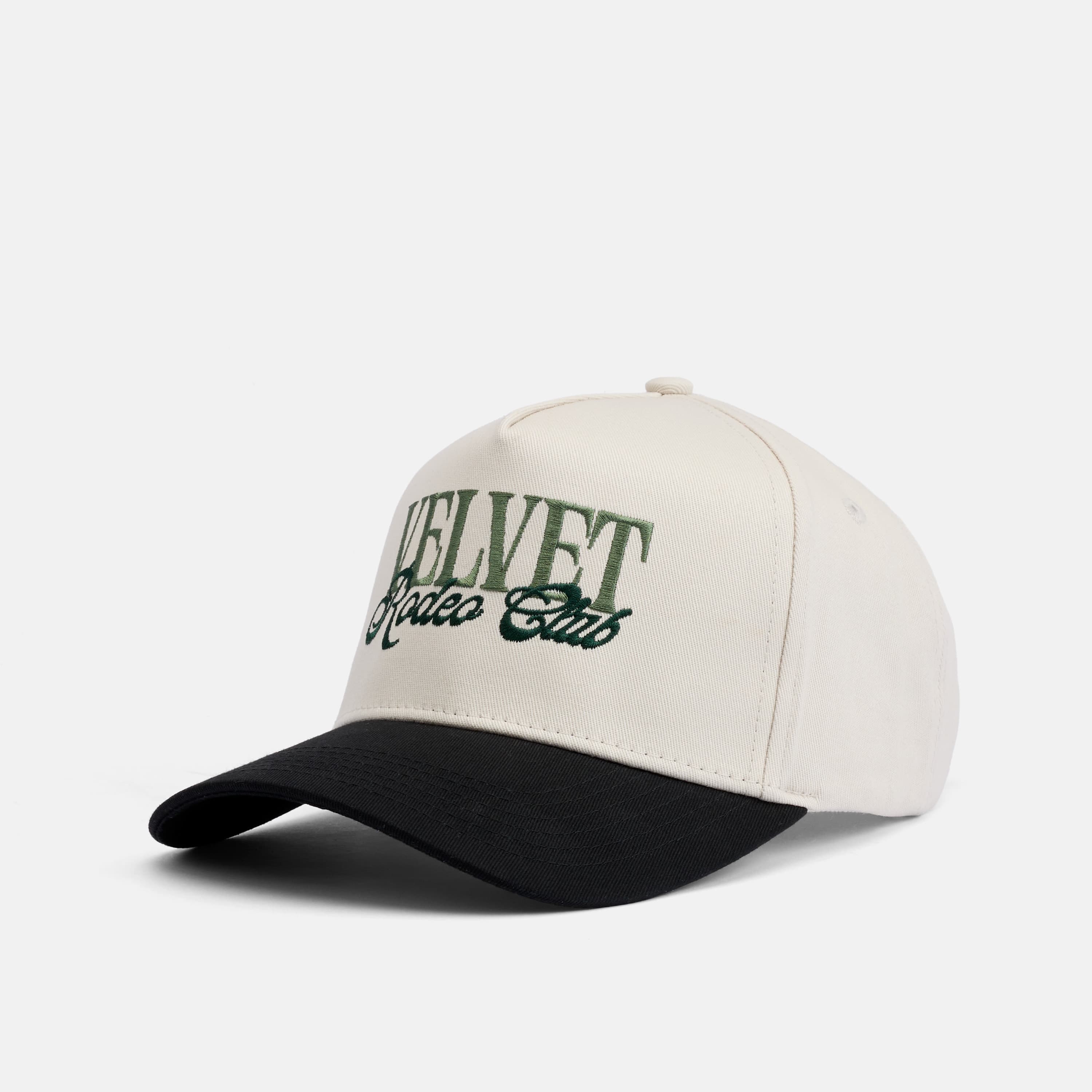 Velvet Rodeo Club Hat - Cream/Black - Image 2