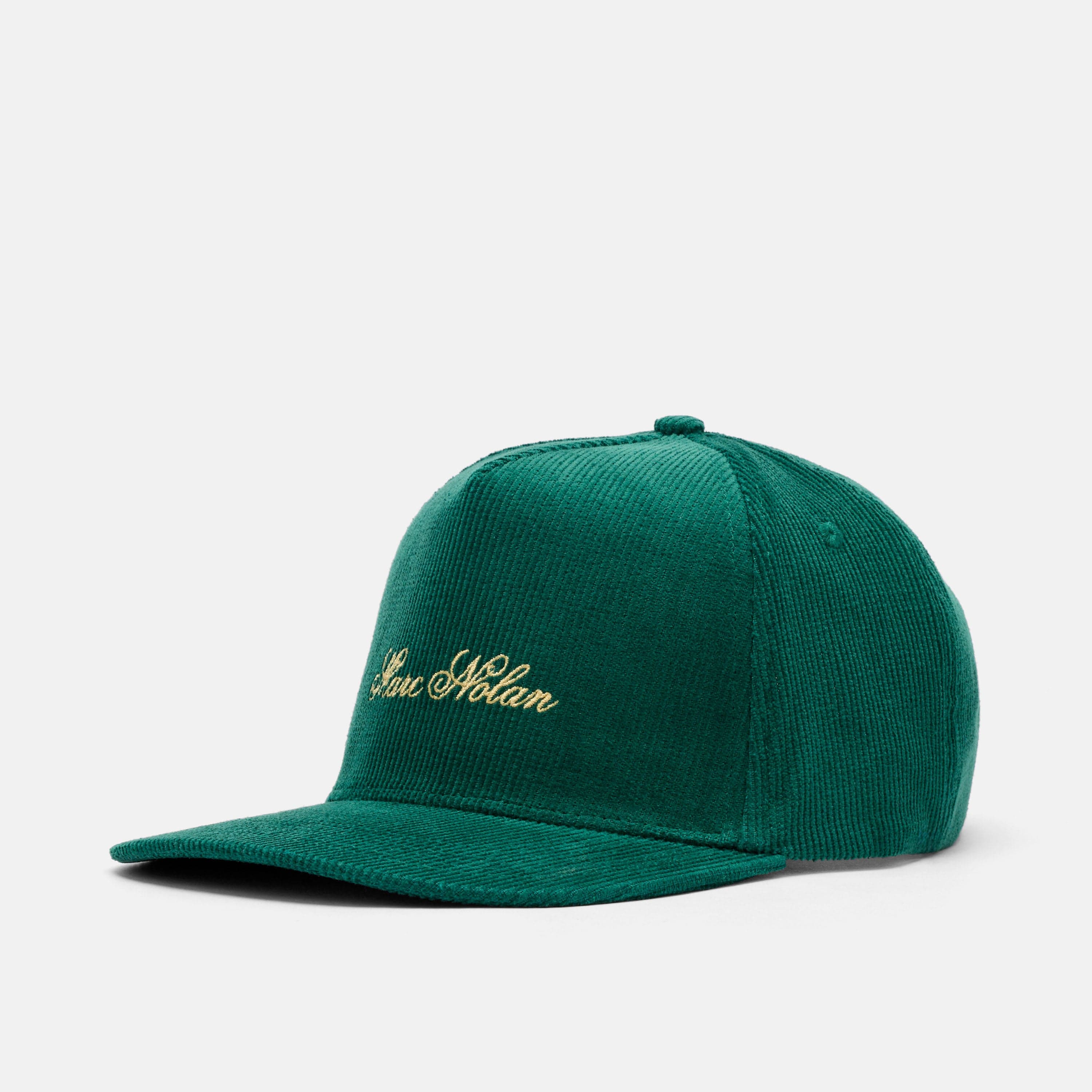 Marc Nolan Corduroy Logo Hat - Green - Image 2