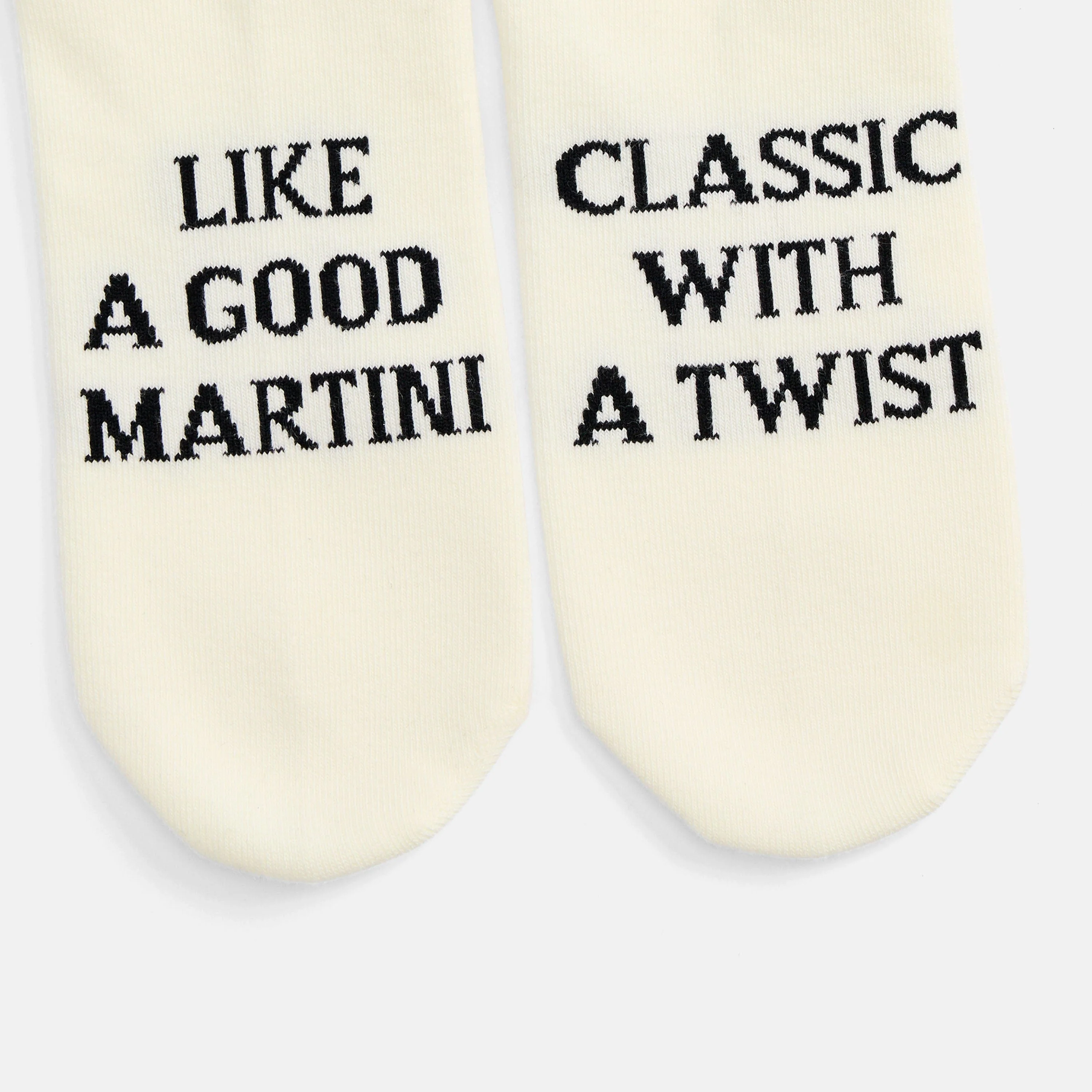 Marc Nolan Cream Hidden Message Socks - Image 3