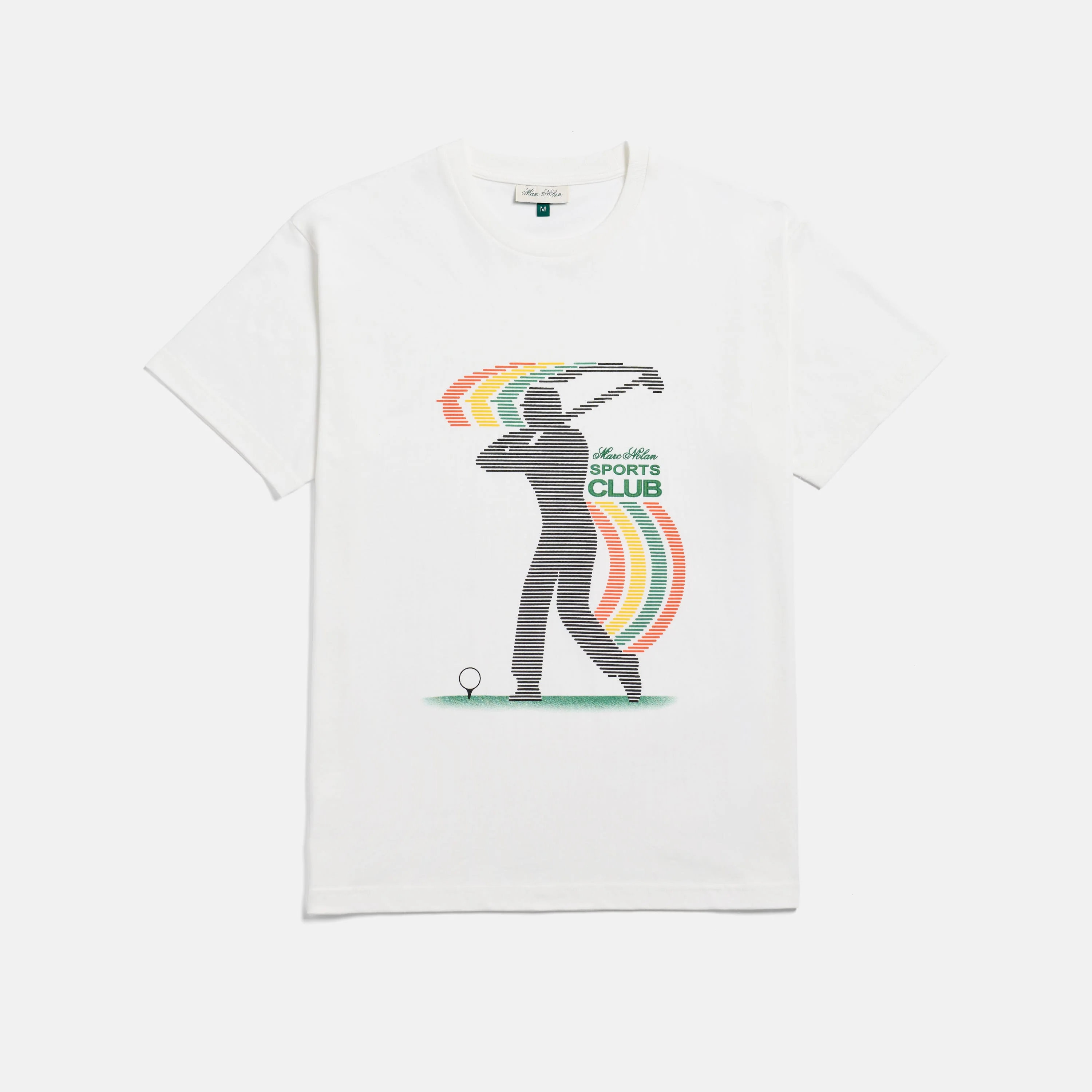 Marc Nolan Sport Club Golf Tee - White