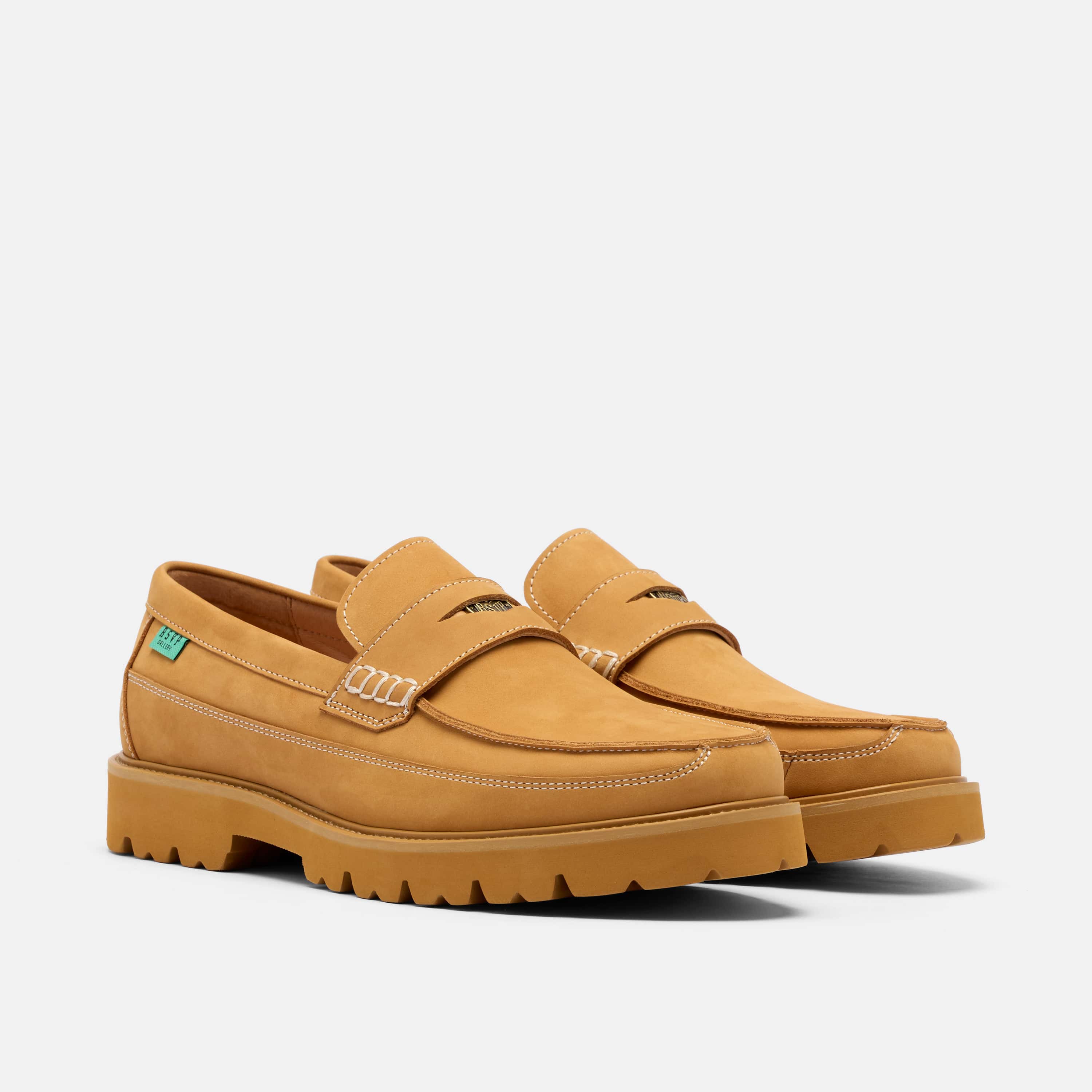 RSVP Gallery Leather Lug Penny Loafers - Image 2