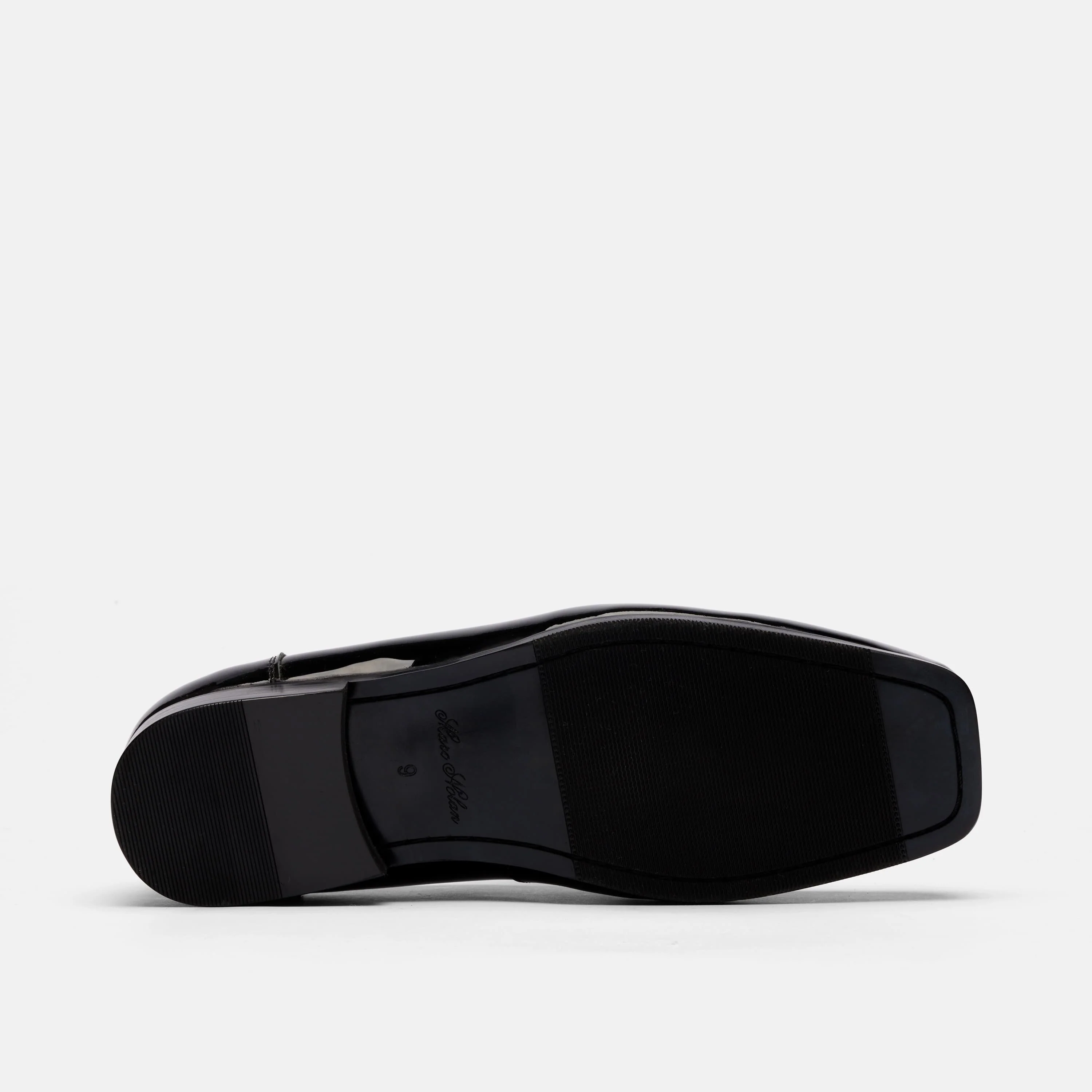 Torino Black Patent Square Toe Loafers - Image 6