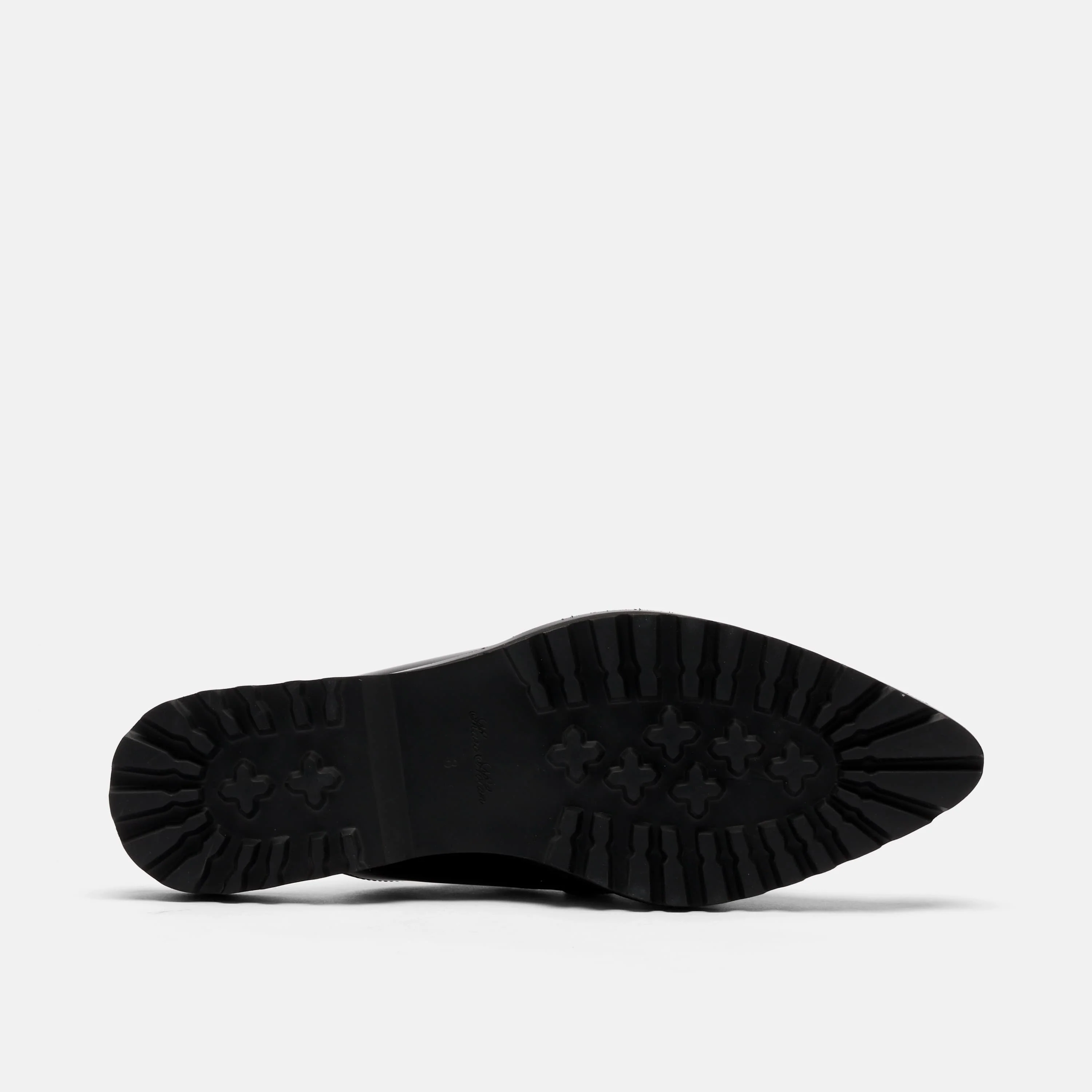 Vera Black Leather Oxford Mules - Image 6